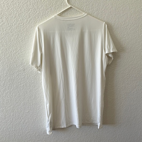 Patagonia Women’s Capilene Base Layer White V-Neck T-Shirt Size XL - Picture 4 of 4